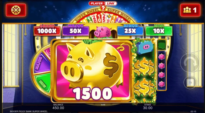 Bigger Piggy Bank Super Wheel veliki dobitak